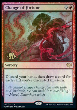 Change of Fortune [Innistrad: Crimson Vow Prerelease Promos] | Rock City Comics