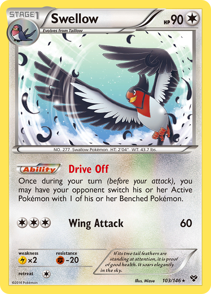 Swellow (103/146) [XY: Base Set] | Rock City Comics