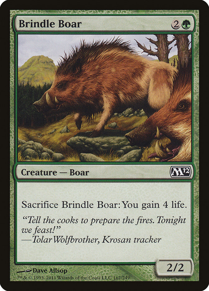 Brindle Boar [Magic 2012] | Rock City Comics