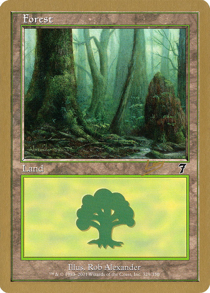 Forest (rl329) (Raphael Levy) [World Championship Decks 2002] | Rock City Comics