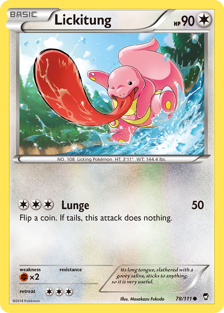 Lickitung (78/111) [XY: Furious Fists] | Rock City Comics