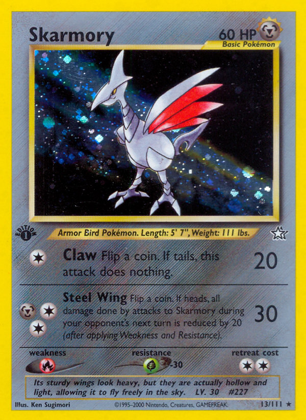 Skarmory (13/111) [Neo Genesis 1st Edition] | Rock City Comics