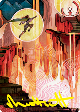 Thrill of Possibility Art Card (Gold-Stamped Signature) [Strixhaven: School of Mages Art Series] | Rock City Comics