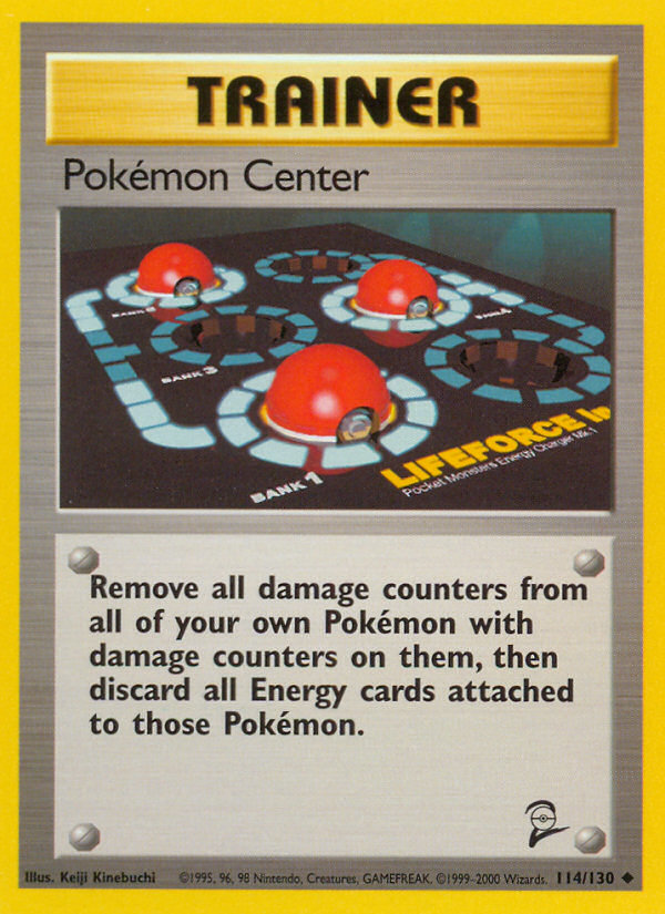 Pokemon Center (114/130) [Base Set 2] | Rock City Comics