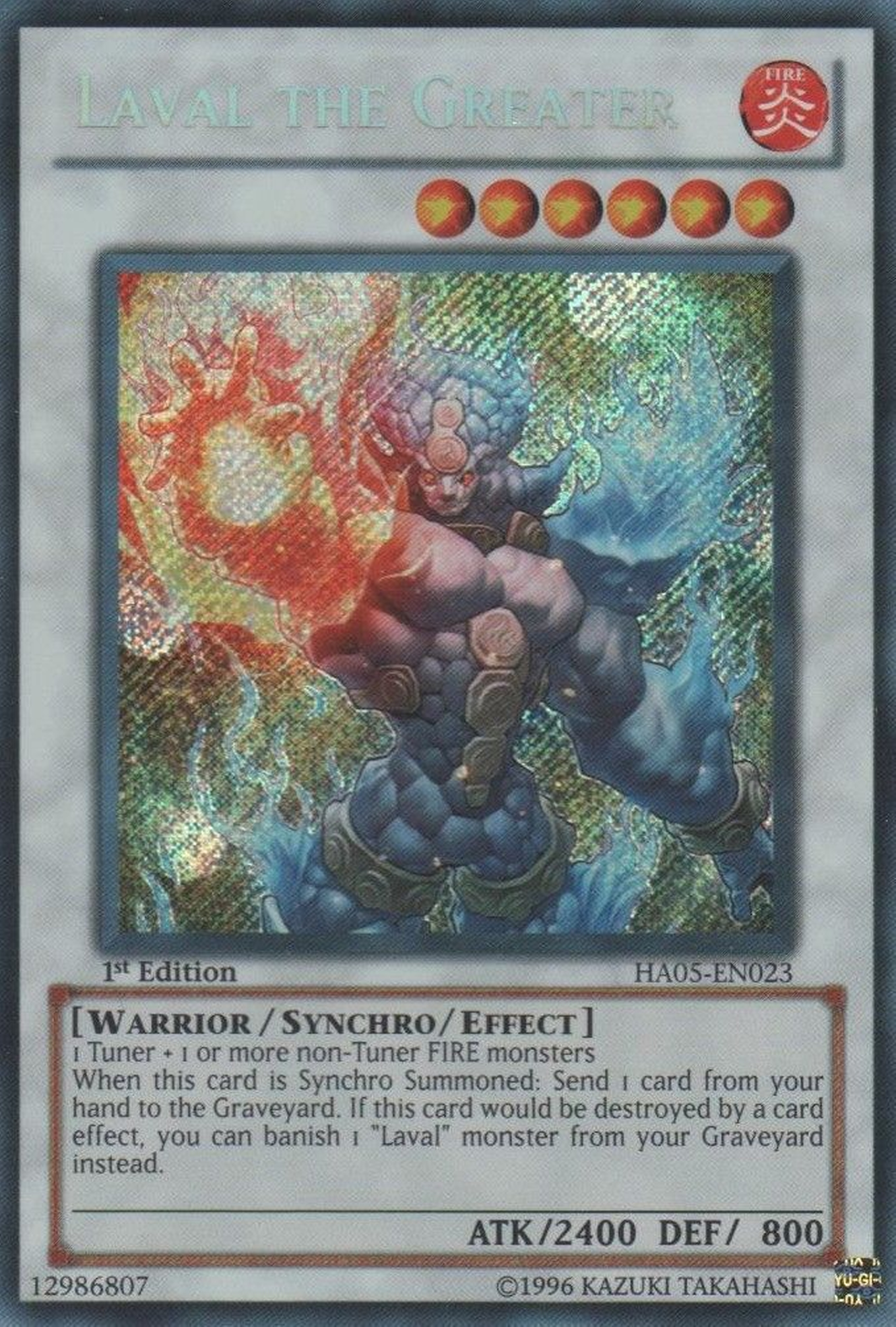 Laval the Greater [HA05-EN023] Secret Rare | Rock City Comics