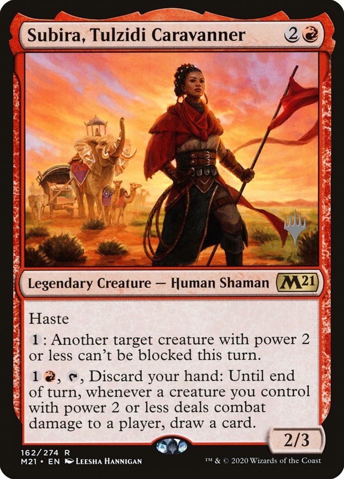 Subira, Tulzidi Caravanner (Promo Pack) [Core Set 2021 Promos] | Rock City Comics