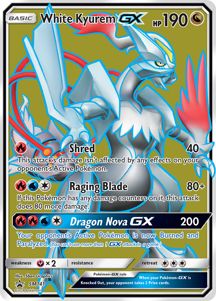 White Kyurem GX (SM141) [Sun & Moon: Black Star Promos] | Rock City Comics