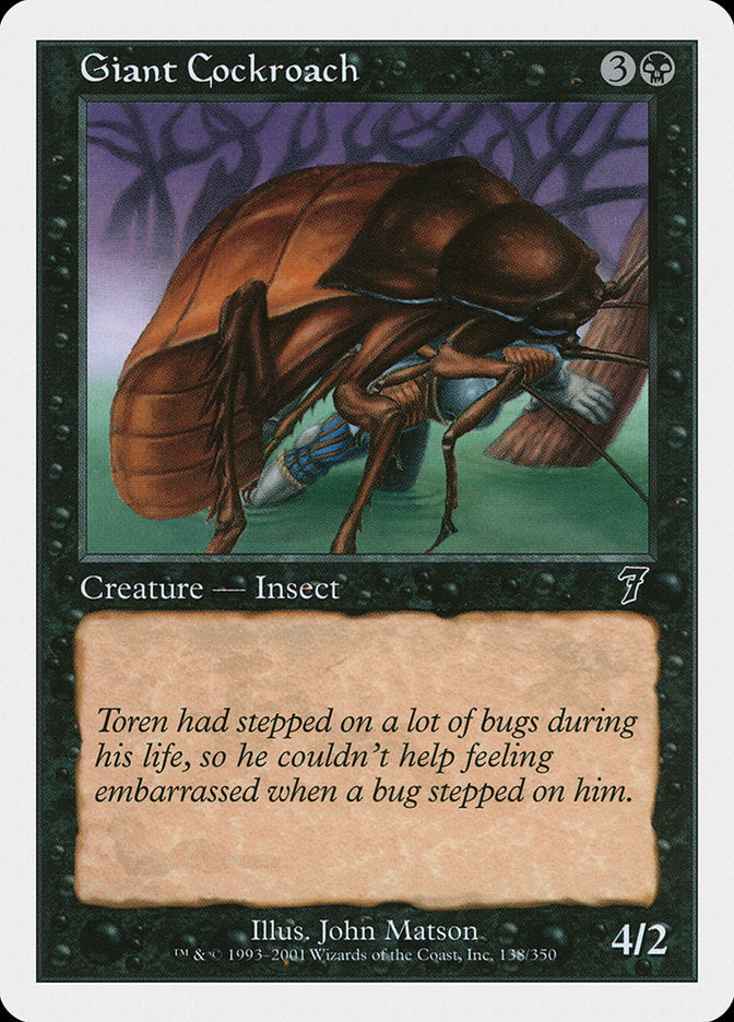 Giant Cockroach [Seventh Edition] | Rock City Comics