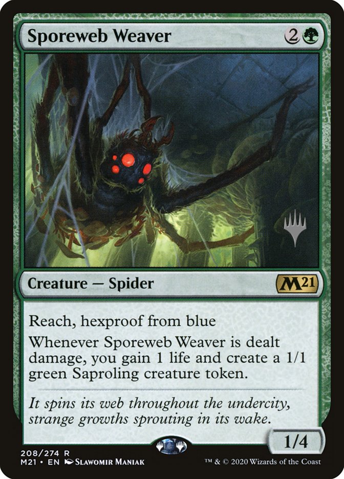 Sporeweb Weaver (Promo Pack) [Core Set 2021 Promos] | Rock City Comics