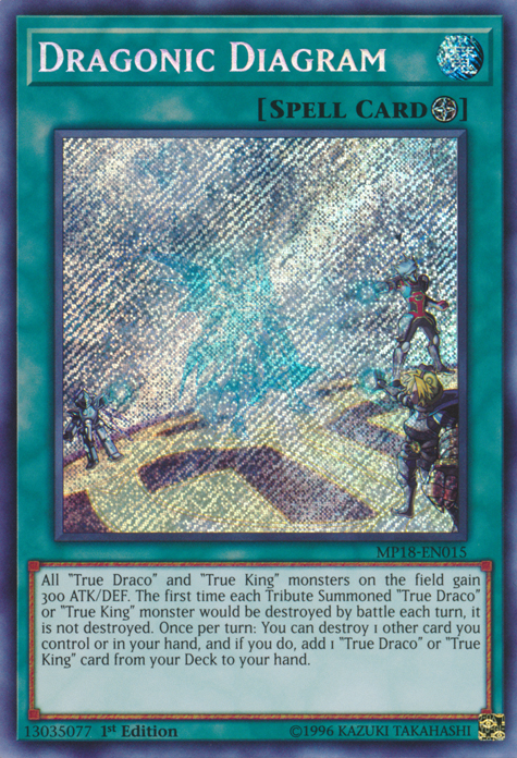 Dragonic Diagram [MP18-EN015] Secret Rare | Rock City Comics