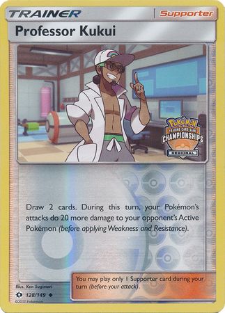 Professor Kukui (128/149) (Regional Championship Promo) [Sun & Moon: Base Set] | Rock City Comics