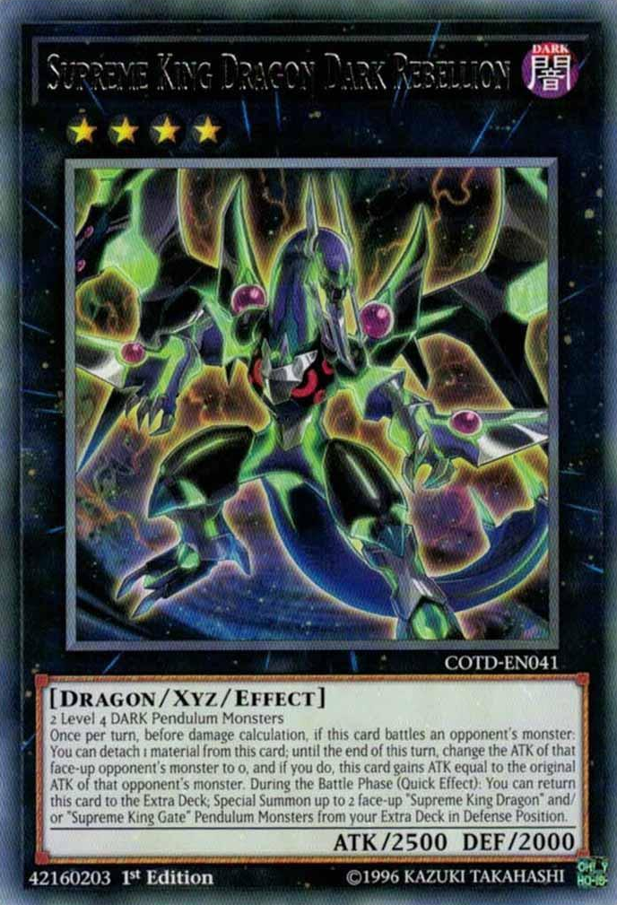 Supreme King Dragon Dark Rebellion [COTD-EN041] Rare | Rock City Comics