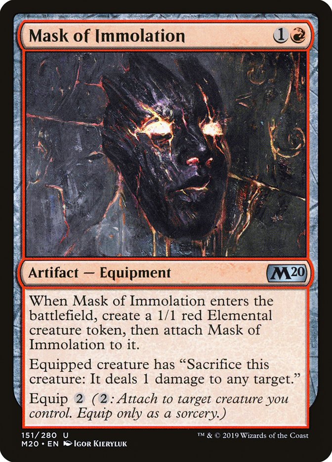 Mask of Immolation [Core Set 2020] | Rock City Comics