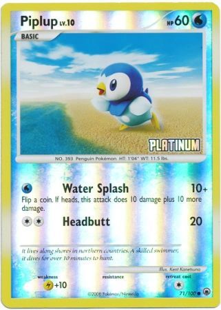 Piplup (71/100) [Burger King Promos: 2009 Collection] | Rock City Comics