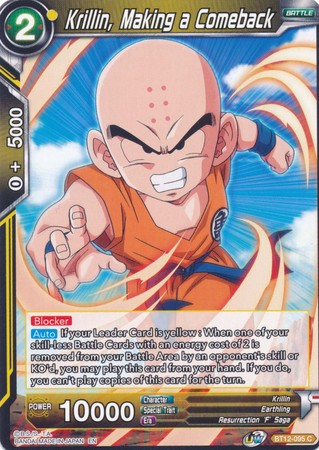 Krillin, Making a Comeback [BT12-095] | Rock City Comics