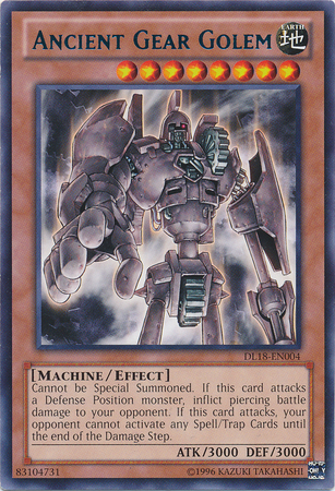 Ancient Gear Golem (Blue) [DL18-EN004] Rare | Rock City Comics