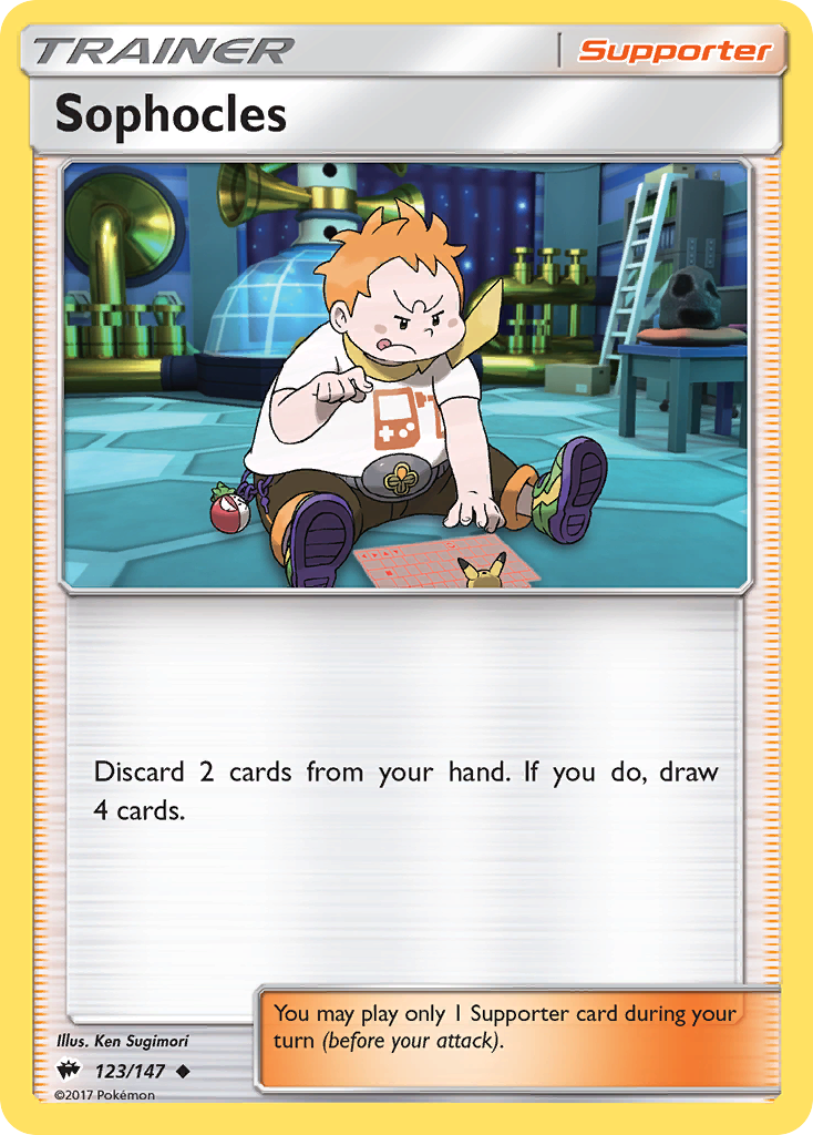 Sophocles (123/147) [Sun & Moon: Burning Shadows] | Rock City Comics