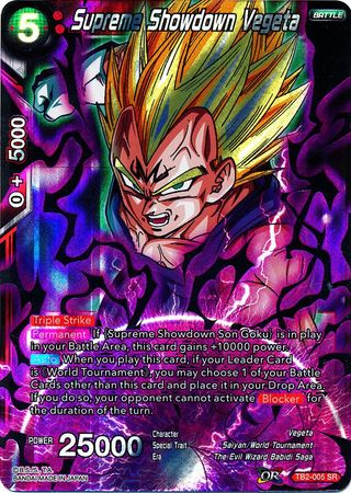 Supreme Showdown Vegeta [TB2-005] | Rock City Comics