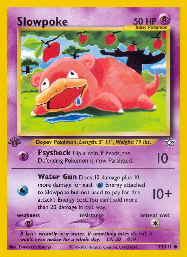 Slowpoke (73/111) [Neo Genesis 1st Edition] | Rock City Comics