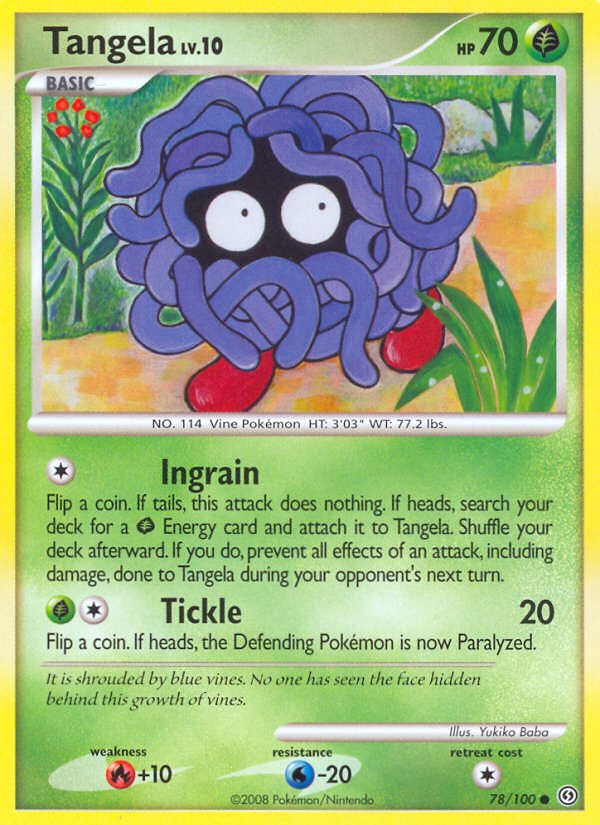 Tangela (78/100) [Diamond & Pearl: Stormfront] | Rock City Comics