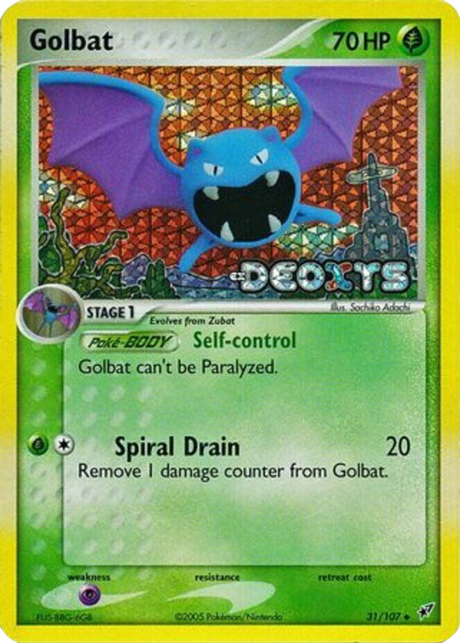 Golbat (31/107) (Stamped) [EX: Deoxys] | Rock City Comics