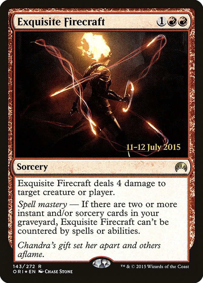 Exquisite Firecraft [Magic Origins Prerelease Promos] | Rock City Comics