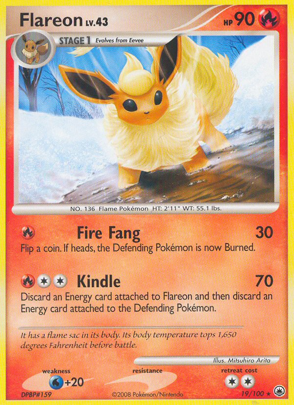 Flareon (19/100) [Diamond & Pearl: Majestic Dawn] | Rock City Comics