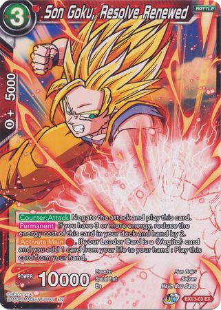 Son Goku, Resolve Renewed [EX13-03] | Rock City Comics