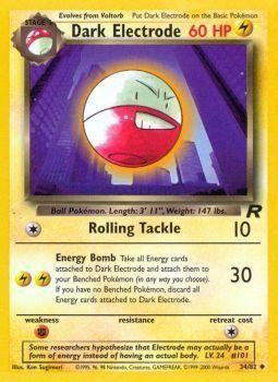 Dark Electrode (34/82) [Team Rocket Unlimited] | Rock City Comics