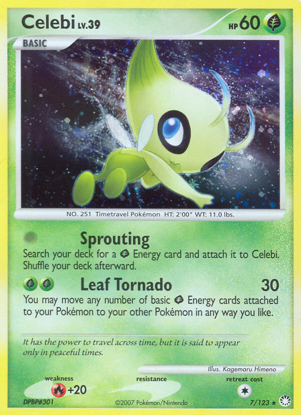 Celebi (7/123) [Diamond & Pearl: Mysterious Treasures] | Rock City Comics