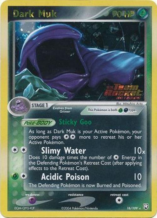 Dark Muk (16/109) (Stamped) [EX: Team Rocket Returns] | Rock City Comics