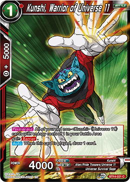 Kunshi, Warrior of Universe 11 (BT14-021) [Cross Spirits] | Rock City Comics