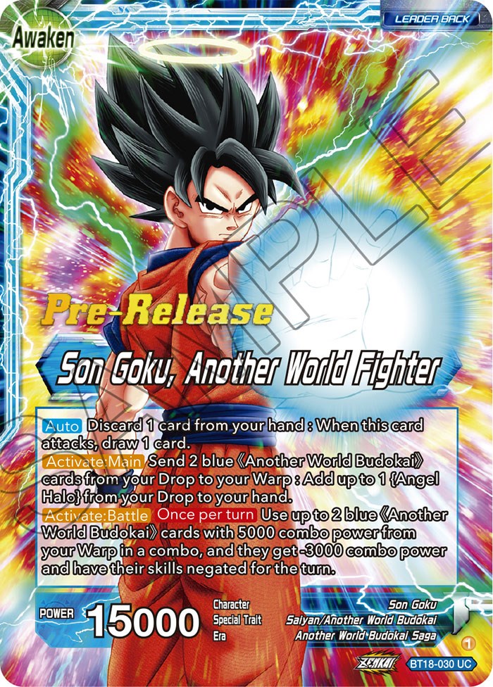 Son Goku // Son Goku, Another World Fighter (BT18-030) [Dawn of the Z-Legends Prerelease Promos] | Rock City Comics