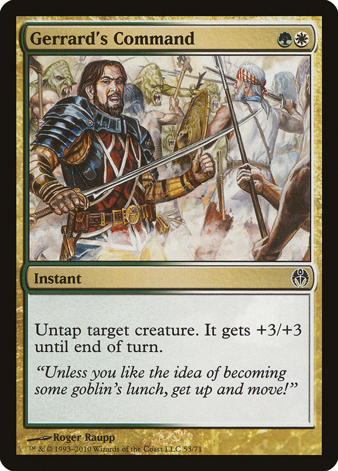 Gerrard's Command [Duel Decks: Phyrexia vs. the Coalition] | Rock City Comics
