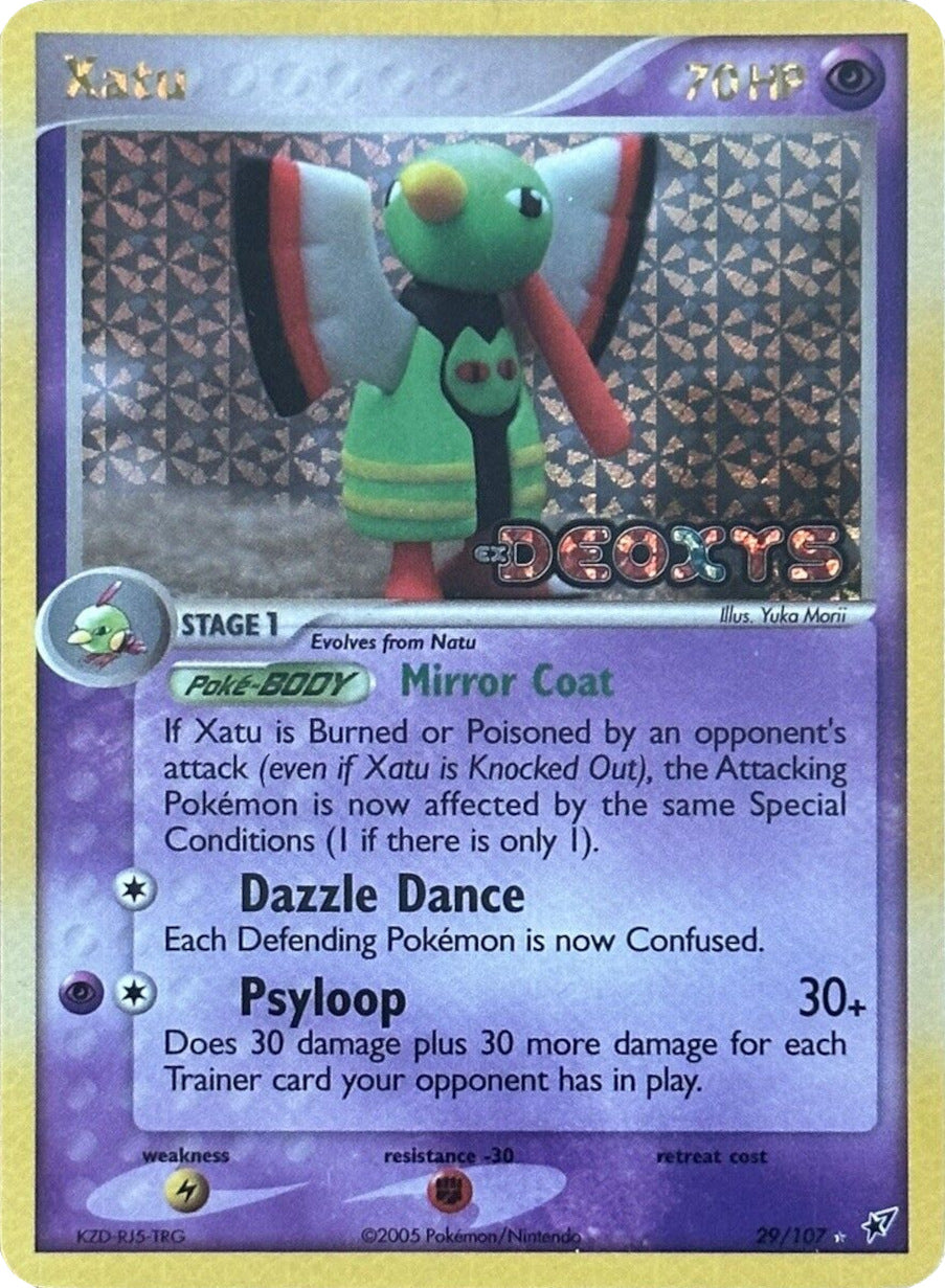 Xatu (29/107) (Stamped) [EX: Deoxys] | Rock City Comics