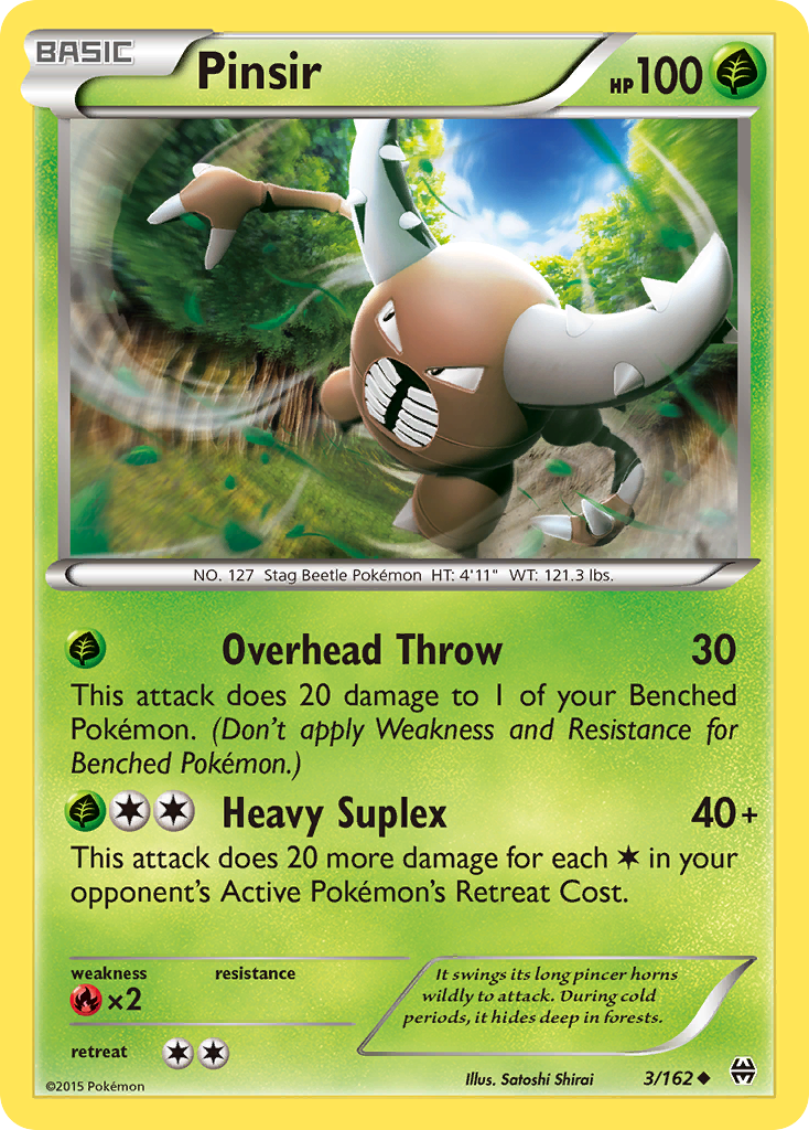 Pinsir (3/162) [XY: BREAKthrough] | Rock City Comics