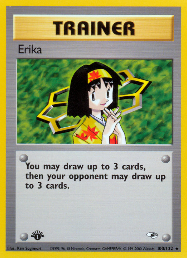 Erika (100/132) [Gym Heroes 1st Edition] | Rock City Comics