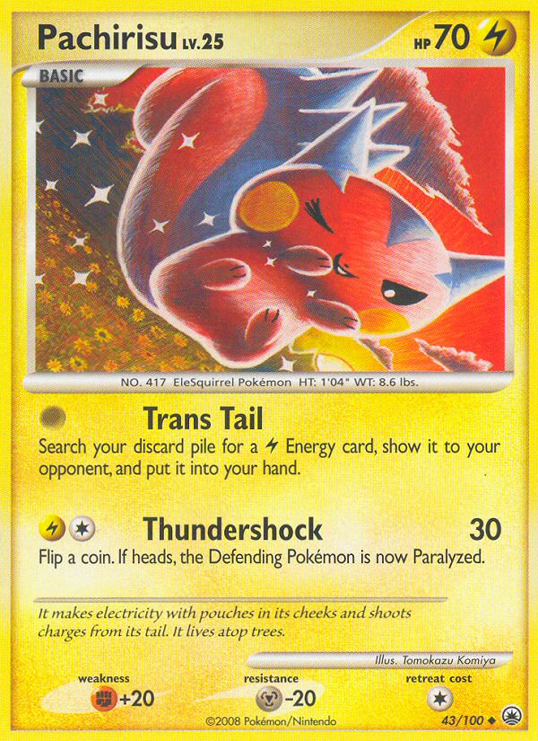 Pachirisu (43/100) [Diamond & Pearl: Majestic Dawn] | Rock City Comics