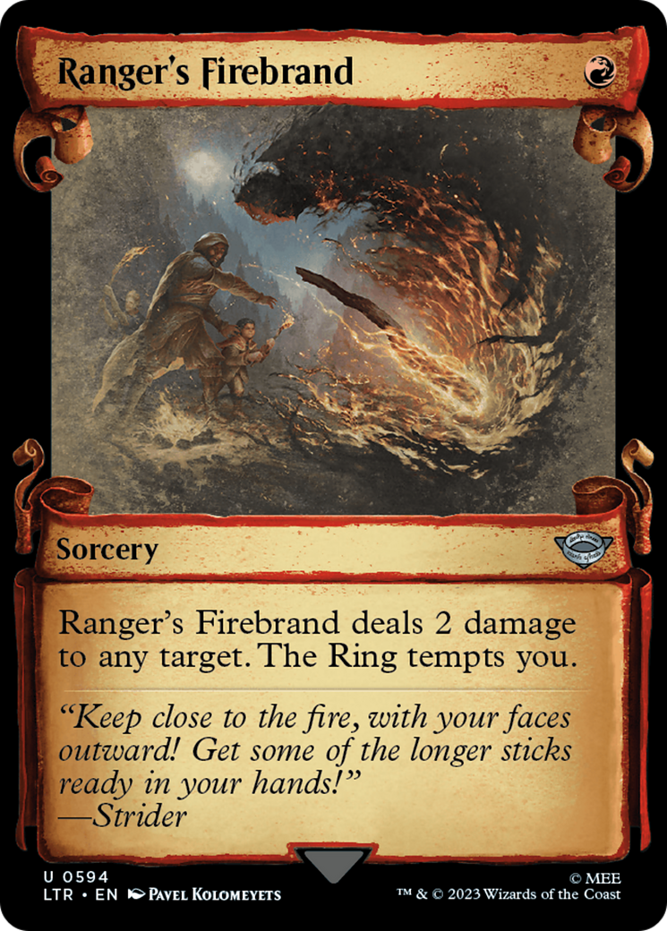 Ranger's Firebrand [The Lord of the Rings: Tales of Middle-Earth Showcase Scrolls] | Rock City Comics