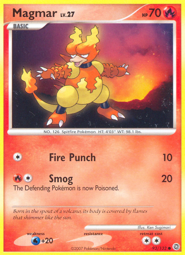 Magmar (93/132) [Diamond & Pearl: Secret Wonders] | Rock City Comics