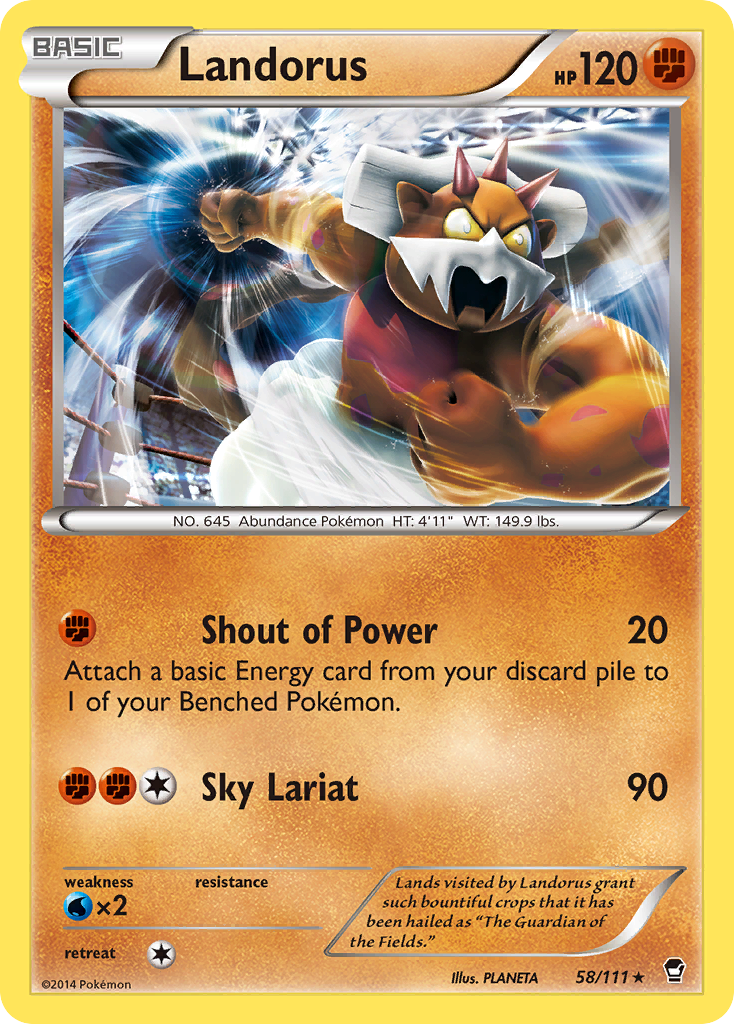 Landorus (58/111) [XY: Furious Fists] | Rock City Comics