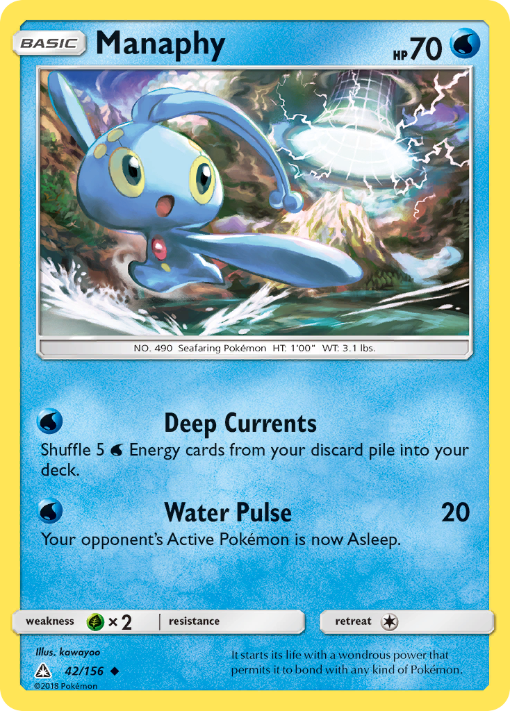 Manaphy (42/156) [Sun & Moon: Ultra Prism] | Rock City Comics