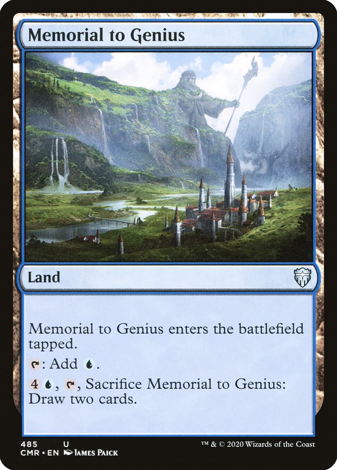 Memorial to Genius [Commander Legends] | Rock City Comics