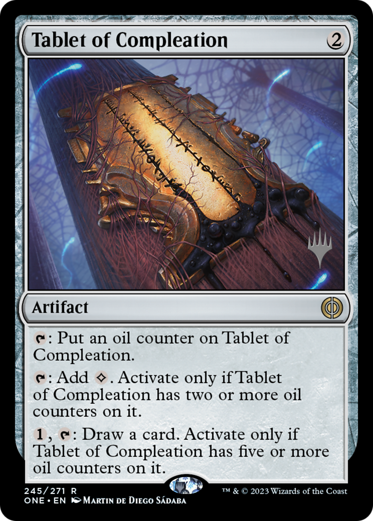 Tablet of Compleation (Promo Pack) [Phyrexia: All Will Be One Promos] | Rock City Comics