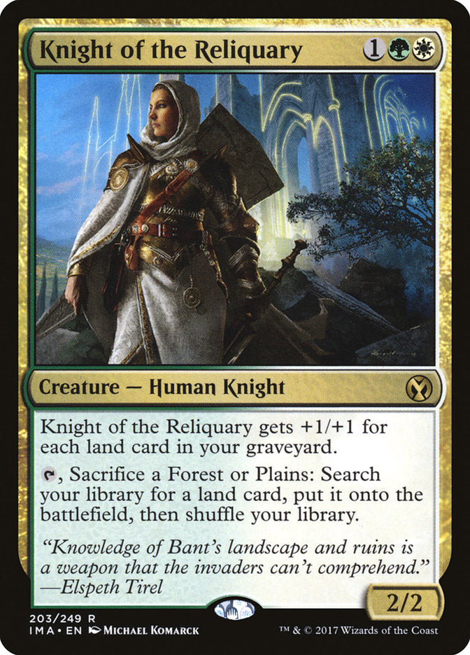 Knight of the Reliquary [Iconic Masters] | Rock City Comics