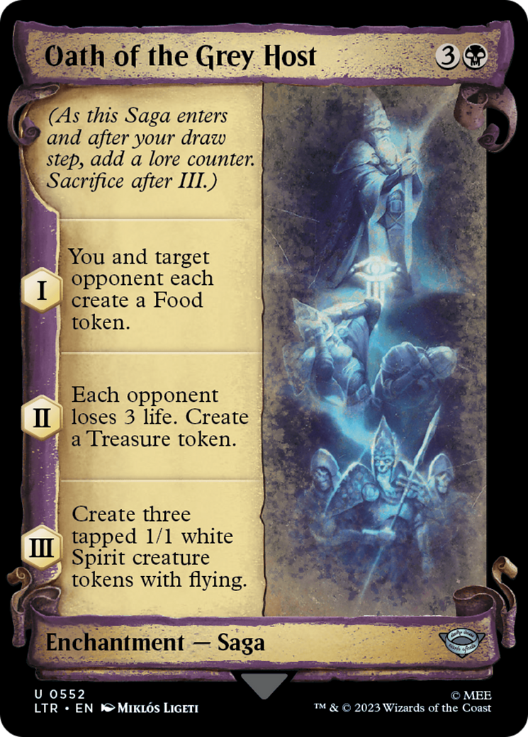 Oath of the Grey Host [The Lord of the Rings: Tales of Middle-Earth Showcase Scrolls] | Rock City Comics