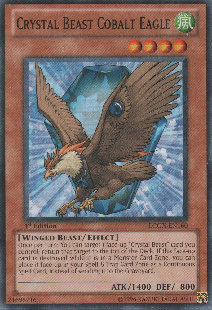 Crystal Beast Cobalt Eagle [LCGX-EN160] Common | Rock City Comics