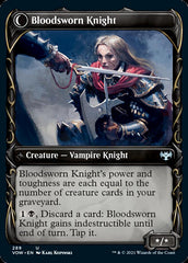 Bloodsworn Squire // Bloodsworn Knight (Showcase Fang Frame) [Innistrad: Crimson Vow] | Rock City Comics