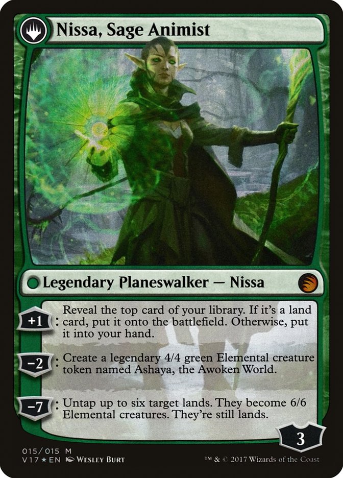 Nissa, Vastwood Seer // Nissa, Sage Animist [From the Vault: Transform] | Rock City Comics