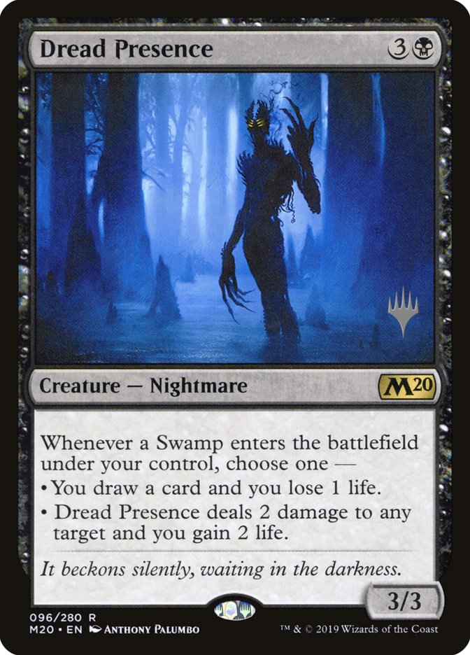 Dread Presence (Promo Pack) [Core Set 2020 Promos] | Rock City Comics